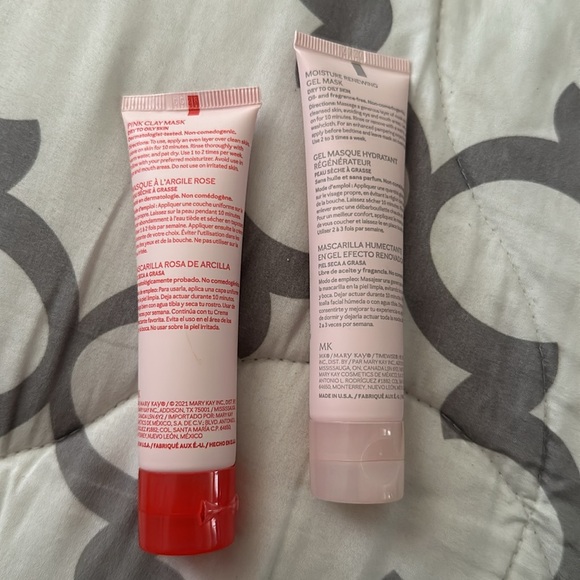 Mary Kay Masking Minis Set Pink Clay/Moisture Renewing Gel Mask ✨NEW✨ - Picture 2 of 2